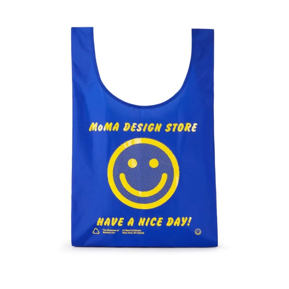 NWT BAGGU MoMA COBALT Standard Reusable Bag